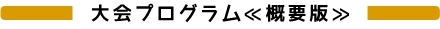 大会プログラム≪概要版≫